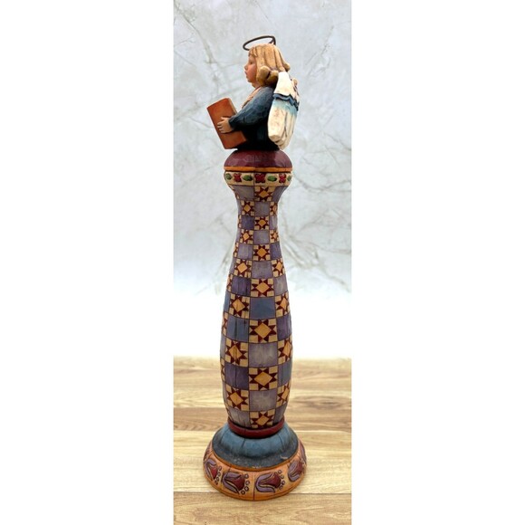 Jim Shore Singing Angel Heartwood Creek 2005 CELEBRATE WITH HARMONY #4002422 11" - Picture 2 of 14